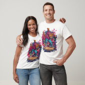 Breakdance Meow – Urban Graffiti Cat Dance T-shirt (Unisex)