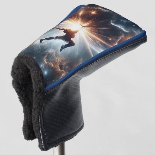 Breakdance ontmoet het universum golfheadcover (3/4 voorkant)