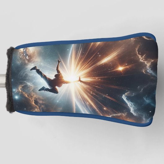 Breakdance ontmoet het universum golfheadcover (Voorkant)