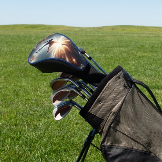 Breakdance ontmoet het universum golfheadcover (Insitu)