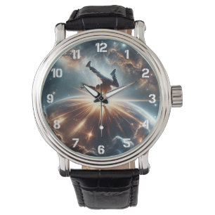 Breakdance ontmoet het universum horloge