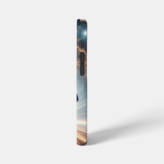 Breakdance ontmoet het universum iPhone hoesje (Linkerkant)