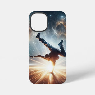 Breakdance ontmoet het universum iPhone 12 mini hoesje
