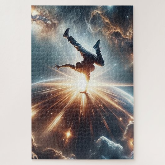 Breakdance ontmoet het universum legpuzzel (Verticaal)