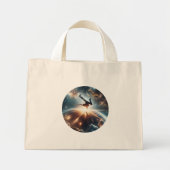 Breakdance ontmoet het universum mini tote bag (Voorkant)