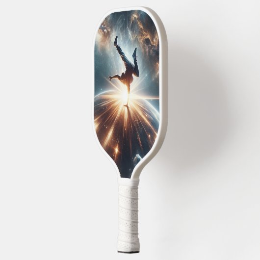 Breakdance ontmoet het universum pickleball paddle (Links)
