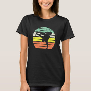 Breakdance Silhouet Breakdancing Vintage Retro Z T-shirt