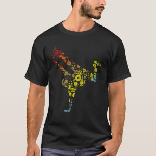 Breakdance Sillhouette Street Dance Breakdance 1 T-shirt