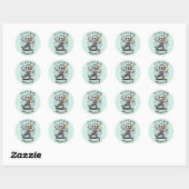 Breakdance Skelet – Halloween Stickers (Vel)