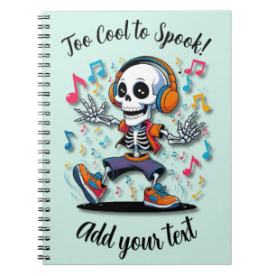 Breakdance Skelet Vibes – Halloween Notitieboek