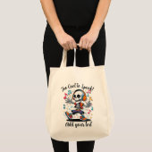 Breakdance Skeleton – Large Halloween Tote Tote Bag (Voorkant (product))