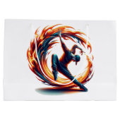 Breakdance straatbrand met stedelijke energie groot cadeauzakje (Achterkant)