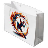 Breakdance straatbrand met stedelijke energie groot cadeauzakje (Achterkant Gekanteld)