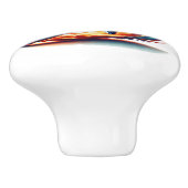 Breakdance straatbrand met stedelijke energie keramische knop (Zijkant)