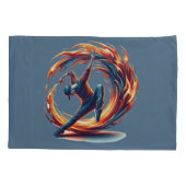 Breakdance straatbrand met stedelijke energie kussensloop (Achterkant)