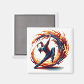 Breakdance straatbrand met stedelijke energie magneet (Voorkant / Achterkant)