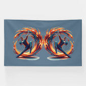 Breakdance straatbrand met stedelijke energie spandoek (Horizontaal)