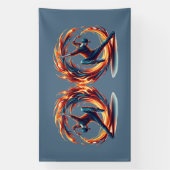 Breakdance straatbrand met stedelijke energie spandoek (Verticaal)