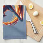 Breakdance straatbrand met stedelijke energie theedoek (Quarter Fold)