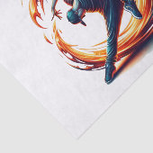 Breakdance straatbrand met stedelijke energie tissuepapier (Detail)