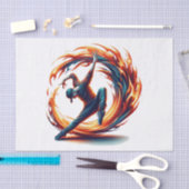 Breakdance straatbrand met stedelijke energie tissuepapier (Craft)