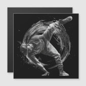 Breakdance Urban Style Monochrome Motion Art (Voorkant / Achterkant)