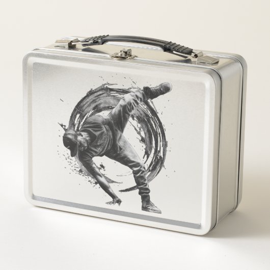 Breakdance Urban Style Monochrome Motion Art (Voorkant)