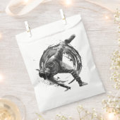 Breakdance Urban Style Monochrome Motion Art Bedankzakje (Geknipt)