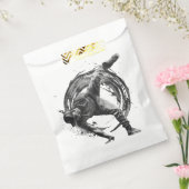 Breakdance Urban Style Monochrome Motion Art Bedankzakje (Gezegeld)