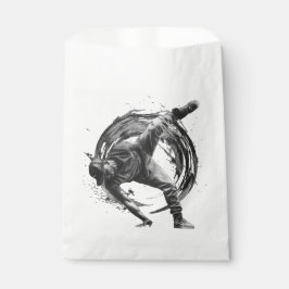 Breakdance Urban Style Monochrome Motion Art Bedankzakje