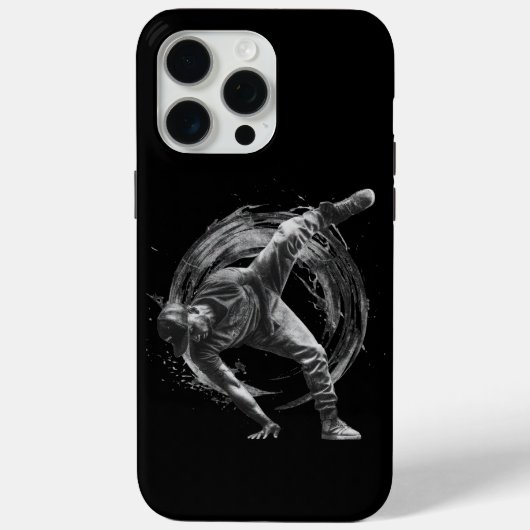 Breakdance Urban Style Monochrome Motion Art Case-Mate iPhone Case (Achterkant)