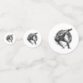 Breakdance Urban Style Monochrome Motion Art Confetti (Voorkanten)