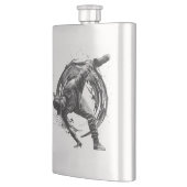 Breakdance Urban Style Monochrome Motion Art Flacon (Links)