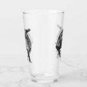 Breakdance Urban Style Monochrome Motion Art Glas (Rechts)