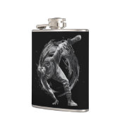 Breakdance Urban Style Monochrome Motion Art Heupfles (Links)