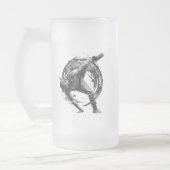 Breakdance Urban Style Monochrome Motion Art Matglas Bierpul (Links)