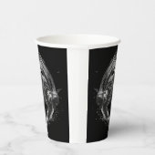 Breakdance Urban Style Monochrome Motion Art Papieren Bekers (Rechts)