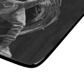 Breakdance Urban Style Monochrome Motion Art Snijplank (Hoek)