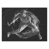 Breakdance Urban Style Monochrome Motion Art Tafelkleed (Voorkant (Horizontaal))