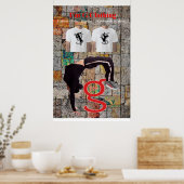 Breakdanceposter van I'm G Clothing Poster (Keuken)