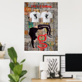 Breakdanceposter van I'm G Clothing Poster (Thuiskantoor)