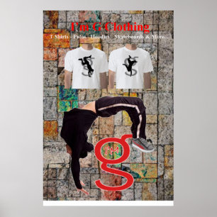Breakdanceposter van I'm G Clothing Poster