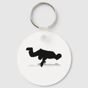 Breakdancer (aan de ene kant) sleutelhanger