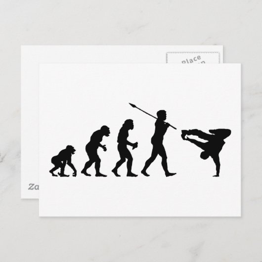 Breakdancer Briefkaart (Voorkant / Achterkant)
