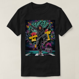 Breakdancer en Boombox T-shirt