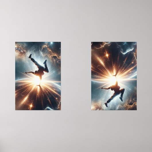 Breakdancer in actie, Ai, Actie in de Galaxy Muurkunst Sets (Voorkant)