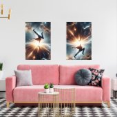 Breakdancer in actie, Ai, Actie in de Galaxy Muurkunst Sets (Woonkamer)