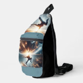 Breakdancer in actie, Ai, Actie in de Galaxy Sling Bag (Rechterhoek)