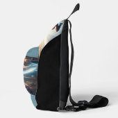 Breakdancer in actie, Ai, Actie in de Galaxy Sling Bag (Rechts)