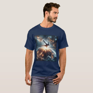 Breakdancer in actie, Ai, Actie in de Galaxy T-shirt